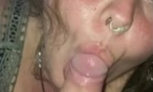 I wake my girlfriend up with my dick in her mouth