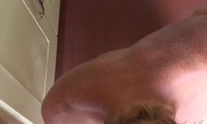Aunt Judy's XXX - 58yo Busty Mature Housewife Mrs. Molly Jacks Sucks Your Cock in the Kitchen (POV)