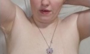 Big tits wife in shower