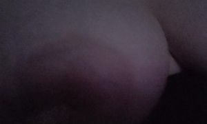 Playing with my big boobs all by myself before I go to bed. I may be obsessed with my titties lately