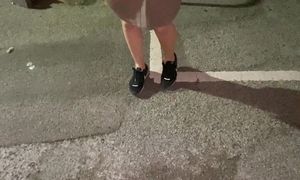 Guy begs me to flash and piss outside in public