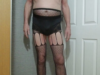 my new suspender stockings