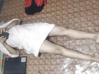 Desi Village girl watching video and masterbate