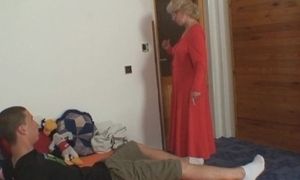 'Hubby found fucking blonde mother-in-law'