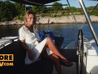 Screwing your new boat rental client Shalina Devine