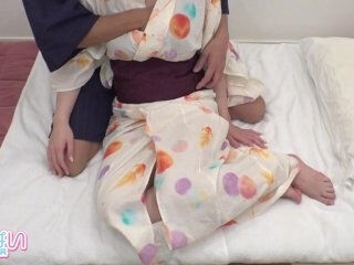 They had sex while their yukata was disheveled.#JAPAN