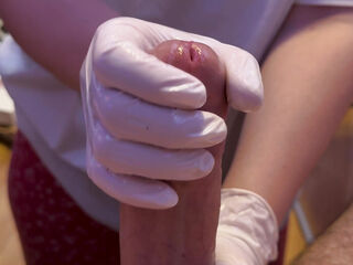 Close-up Best Handjob Cumshot ever