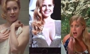 HOT MILF with Red Head Pussy & Red Head Pubes - Amy Adams Cum Tribute (QUICKIE IN SLO-MO)