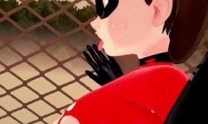 Helen Parr Having sex on the roof in secret  The incredibles  Pov and normal