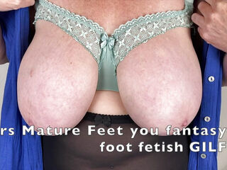 Mrs Mature Feet home from Church -Part 1