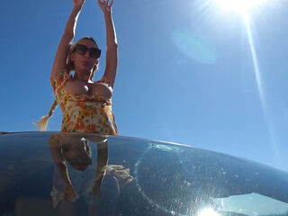 Anita Blanche Squirting Like a Cow in My Car 4K