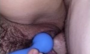 Pregnant wifeâ€™s horny pussy dripping