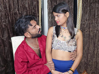 Horny indian desi couple's wild bedroom action