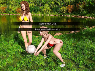 Nursing back to pleasure: sexy girls in bikini are playing volleyball ep 48
