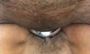 Cockring on while fucking my Hotwife