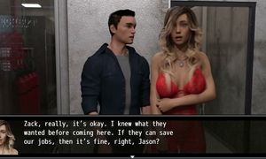 The Office Wife - Story Scenes #9 - 3d game - Developer on Patreon "jsdeacon"