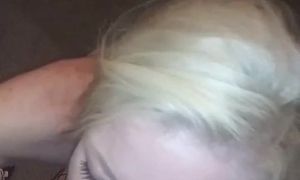 'Hot wife gives the best deep throat blowjob ever'
