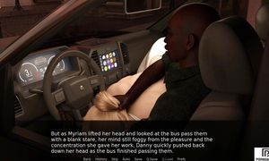Project Myriam - Slutty Hot Wife Blowjob BBC In Car and Theater - 3d game
