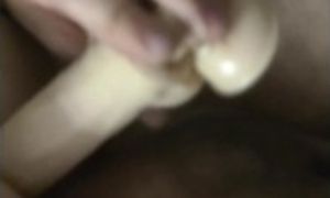 Doble anal con el dildo