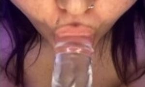 Horny housewife needs something to suck on