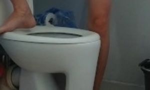 Kris36h- Krzysztof pissing on the bathroom floor 5