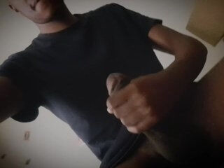 Big dick jerking off