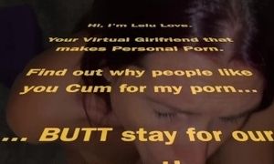 'Babe surprisingly taking cum in mouth cumshot facial after POV blowjob during vibrator masturbation orgasm - Lelu Love'