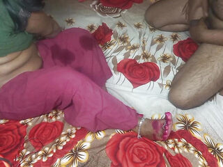 Indian Beautiful Bhabhi Having Romance with Her Husband.