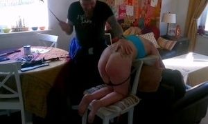 Aberdeen tattooed slut wife spanked and fucked by hubby coming home in dirty overalls