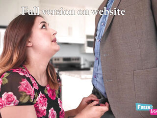 Fresh & Innocent - A Teen Babe is Fucked HArd in  the Kitchen