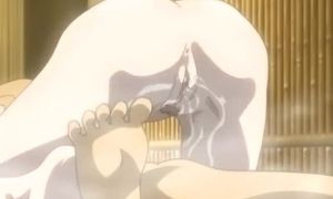 'FACESITTING WITH BLOWJOB AND TITFUCK ON BATH - UNCENSORED HENTAI'