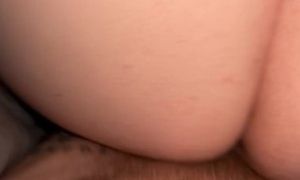 BBW takes tatted white cock