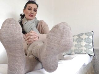 Intensive Smelly Sock Sniffing and Jerking off Your Cock in a Knitted Glove, JOI, POV