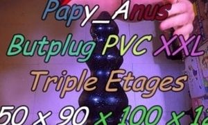 016_Papy_anus Butplug Anal triple Ã©tage XXL 450 X 90 X 100 X120