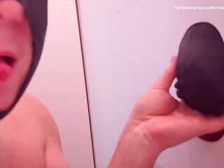 Silent Hoodie Guy Fucks My Face with Focus and No Words