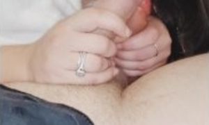 Husband loves watching me suck two cocks at the same time, training day