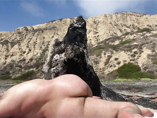 Naked Stretching On the Beach, Part 2