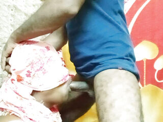 Indian Tamil Village Wife Sucking Dick or Cock Mouth Sex Finally I Poured My Cum Into My Wife's Mouth