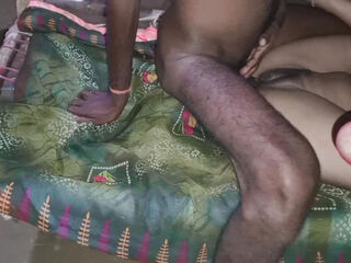 Indian desi new bride's puzzle chut enjoyed new friend