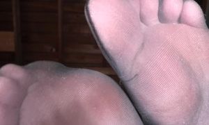 Controlled By Nylon Soles - Star Nine Foot Smother Pantyhose Domination