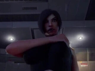 Ada Wong ( D-Virus ) Play With Little Cock