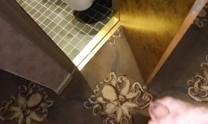 Swedish Milf Play with Buttplug and Big Dildo in Bathtub and gets fucked by Stranger Atm