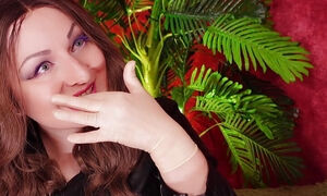 Asmr: Ripped Latex Gloves Arya Grander