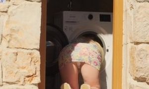 Public sex with a country whore! All neighbors were shocked!