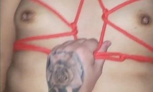 Naughty gamer girl is tied up(our first video)
