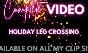 Holiday Leg Crossing - Jessica Dynamic Full Video on Manyvids IWantClips Clips4Sale LoyalFans