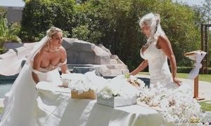 Blonde Bride Masturbates Mother-in-law