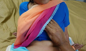 Indian hot sexy Bhabhi saree sex and handjob