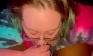 BBW WITH MOMMY MILKERS SLOPPY BLOWJOB