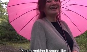 'Pale and voluptuous Japanese wife goes on a secret hot springs vacation with a smooth talking JAV director'
